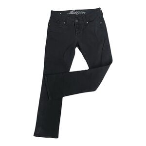 dELiA*s Morgan Style Black Straight Leg Size 7/8 Denim Jeans